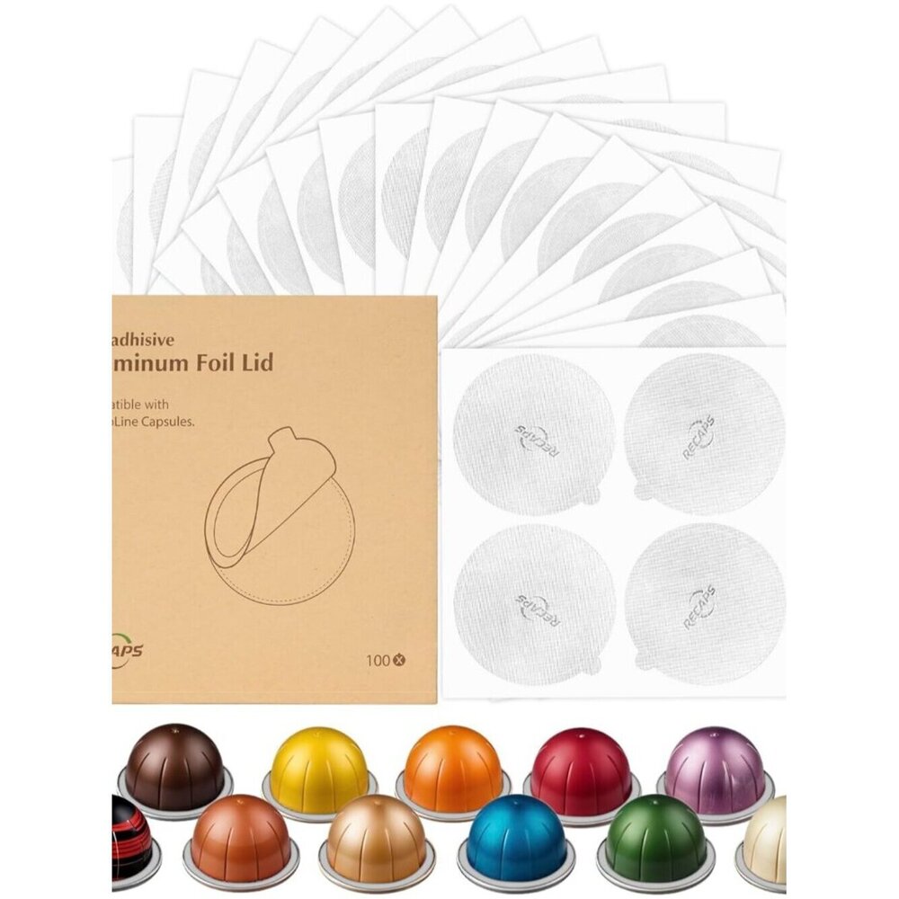 Aluminum Foils Lids Seals to Reuse Coffee Pods Reusable Coffee Filter